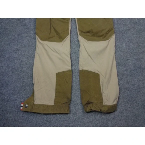 Amundsen Field Pants Mens Large Beige Button Fly Reinforce Knees Waxed Trousers